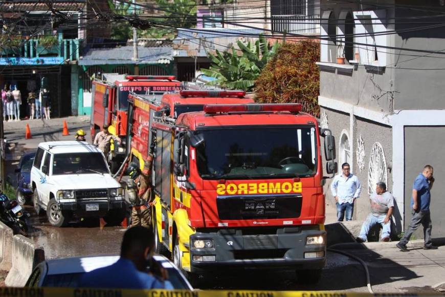 Cinco familias quedaron en la calle tras voraz incendio en el barrio San Pablo de la capital