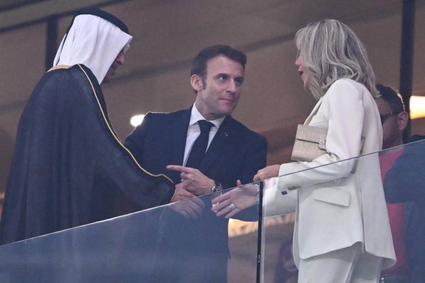 Emmanuel Macron eufórico previo a la final Argentina vs Francia