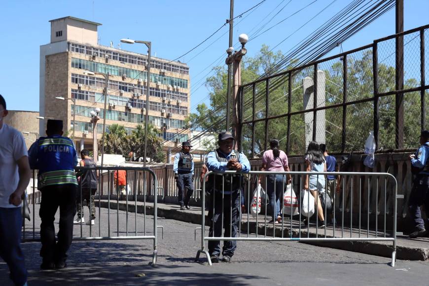 Calles cerradas y fuerte resguardo policial afuera del Congreso para elegir la nueva Corte Suprema de Justicia