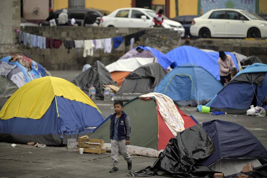 Tláhuac, el lugar elegido por los migrantes para hacer campamento