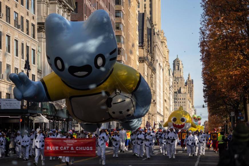 Así se desarrolla el desfile de Día Acción de Gracias en Nueva York