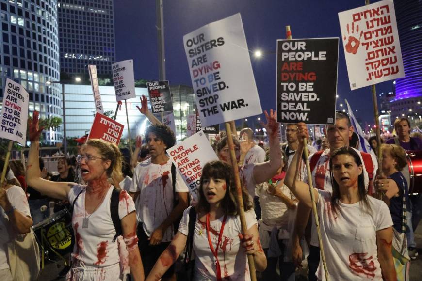 Celebraciones en Israel por la liberación de cuatro rehenes