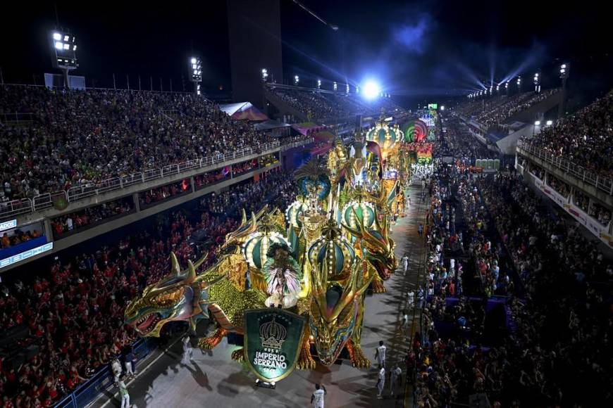 Las impresionantes imágenes que dejó el carnaval de Río de Janeiro