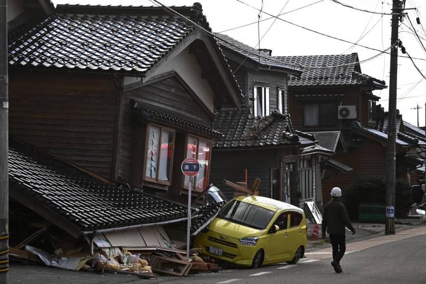 Así luce Wajima, la ciudad destruida por terremoto en Japón