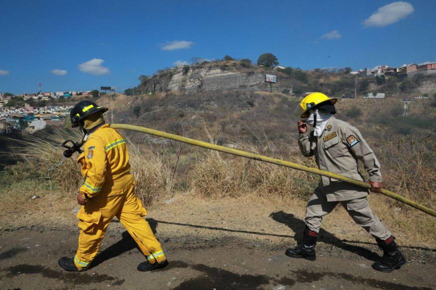 Las impactantes imágenes que dejó el incendio de una zacatera en la capital