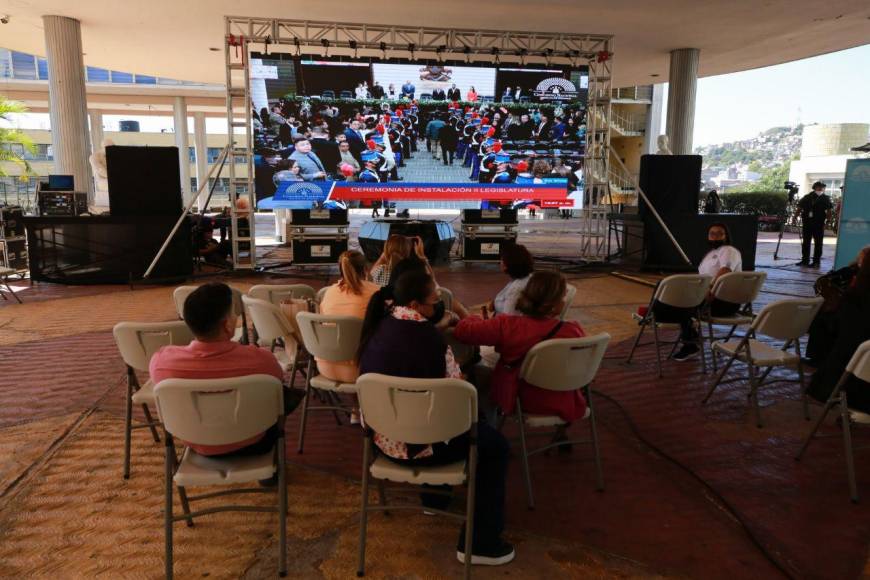 Lo que no se vio de la instalación de la segunda legislatura del Congreso Nacional