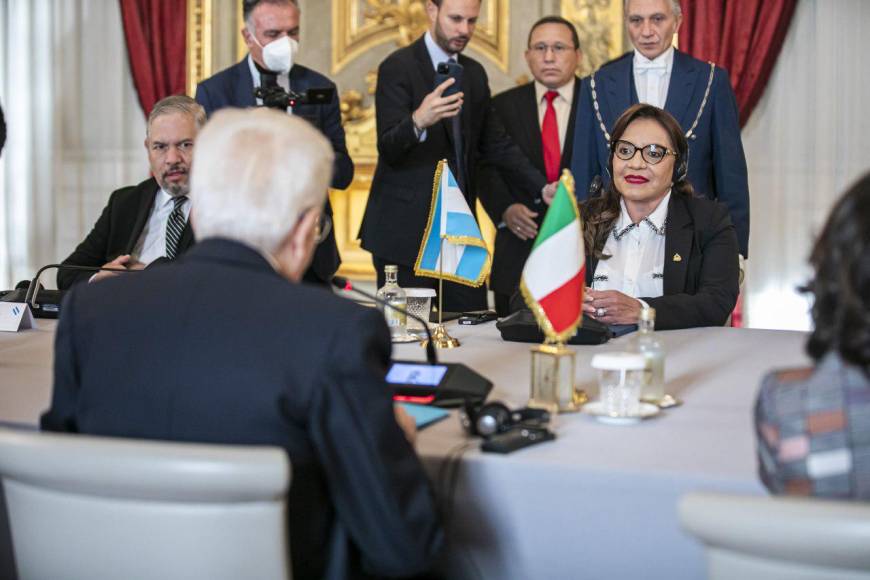 Un discurso y una reunión con el presidente italiano: así han sido los 5 días de Xiomara Castro en Italia