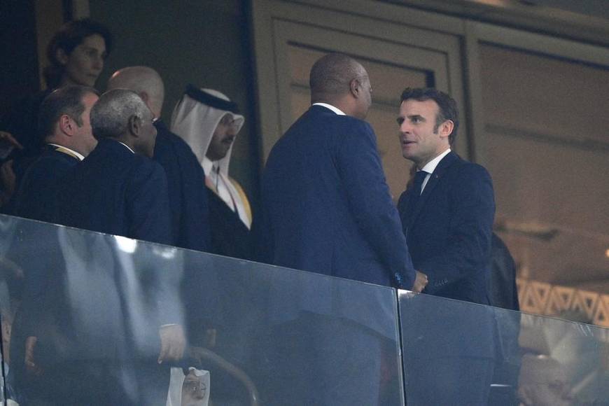 Emmanuel Macron eufórico previo a la final Argentina vs Francia