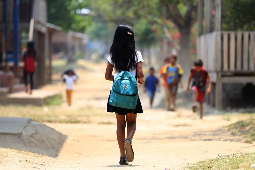 Así se educan los niños hondureños en escuelas de Nicaragua