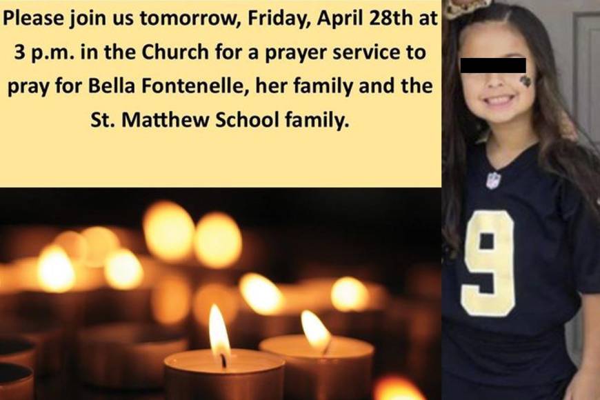 Qué se sabe sobre el caso de Bella Fontenelle, la niña hondureña asesinada en Luisiana