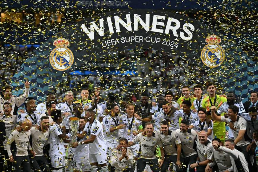 Real Madrid es Supercampeón de Europa: Vinicius, Bellingham y Rodrygo celebran con Mbappé