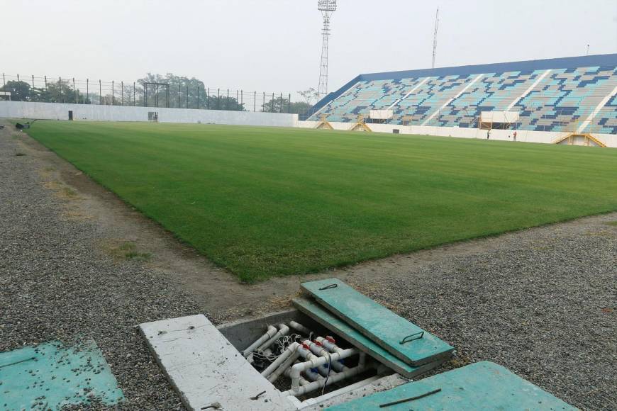 El Estadio Morazán ya se pintó, se está puliendo la grama y se acerca la reapertura