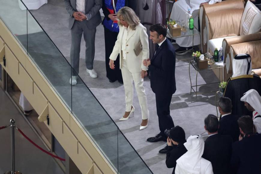 Emmanuel Macron eufórico previo a la final Argentina vs Francia