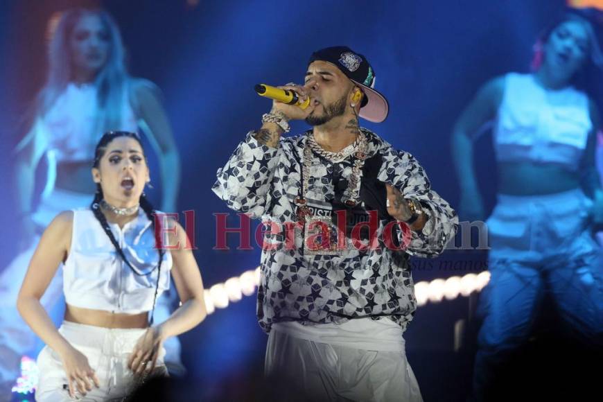 Las mejores imágenes del concierto de Anuel AA en Honduras