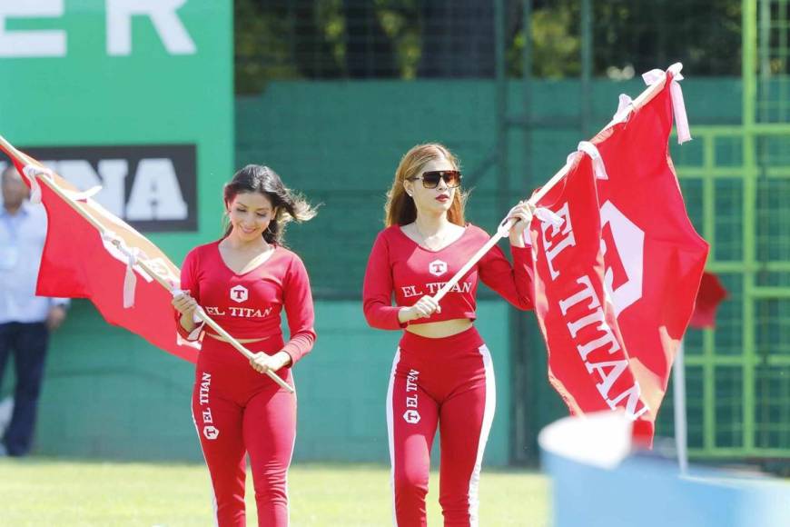 Bellas hondureñas adornan el duelo Marathón vs. Olimpia de la jornada 8