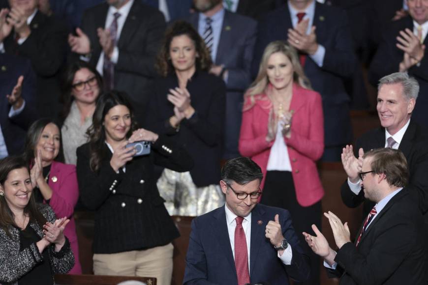 Mike Johnson, nuevo líder de la Cámara baja, aliado de Trump