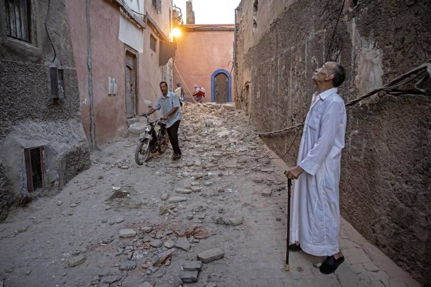 Las 20 imágenes más impactantes del terremoto en Marruecos