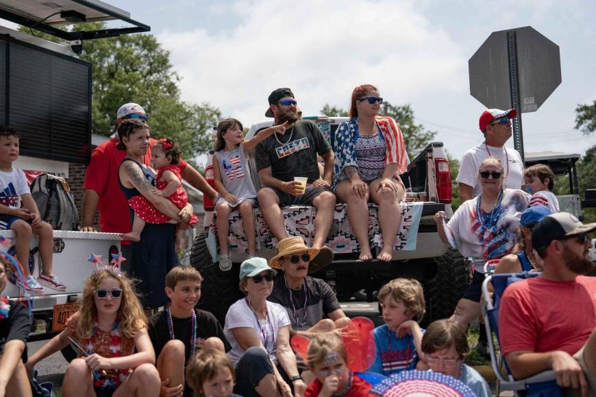 Con desfiles y en familia: así celebraron el Día de la Independencia en EE UU