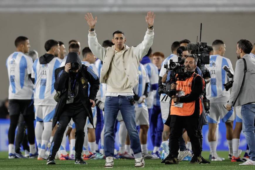 Así fue la despedida de Ángel Di María de la selección de Argentina