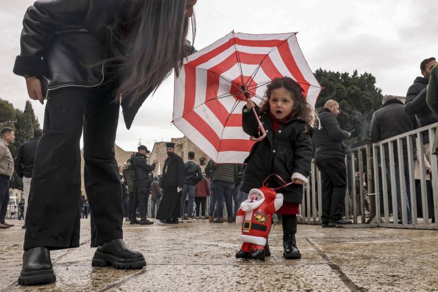 Triste Navidad en Belén: la guerra de Gaza deja su huella