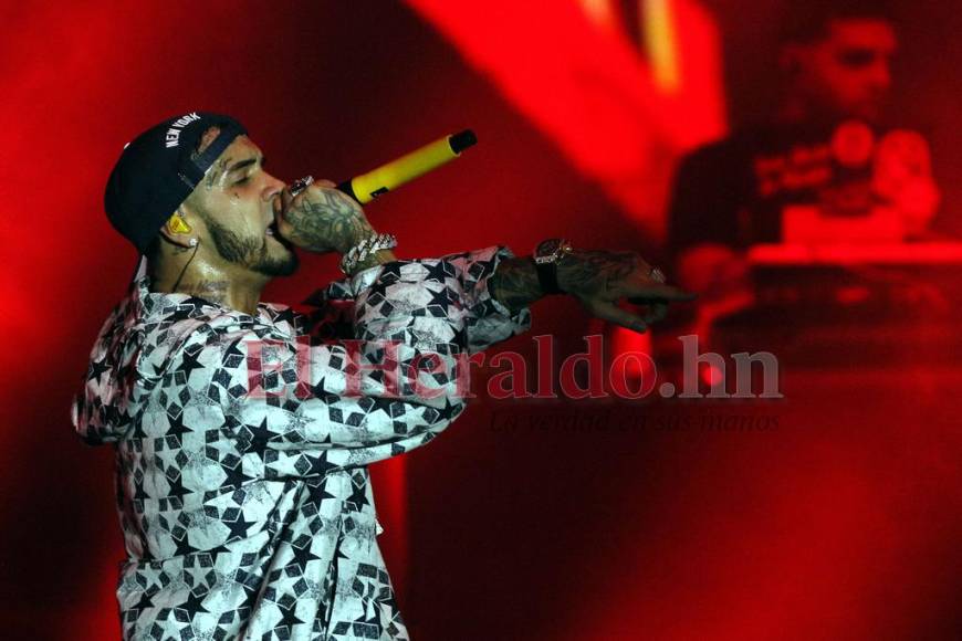 Las mejores imágenes del concierto de Anuel AA en Honduras