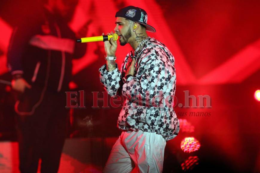 Las mejores imágenes del concierto de Anuel AA en Honduras