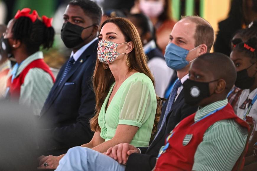 Los “guiños” de vestuario de Kate Middleton durante su viaje por el Caribe