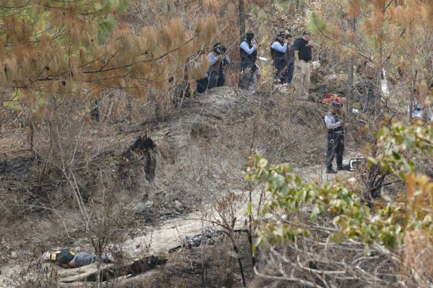 Fuerte despliegue policial, armas y terreno hostil: fotos del enfrentamiento que dejó cuatro muertos en Valle de Támara