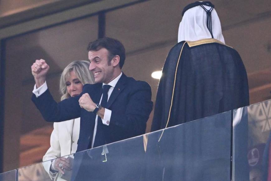 Emmanuel Macron eufórico previo a la final Argentina vs Francia