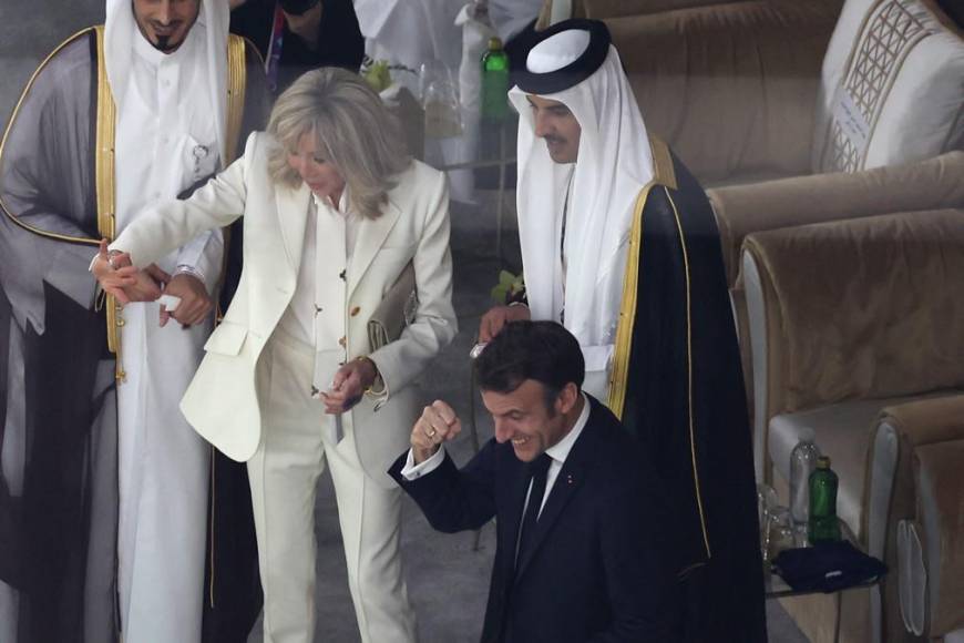 Emmanuel Macron eufórico previo a la final Argentina vs Francia