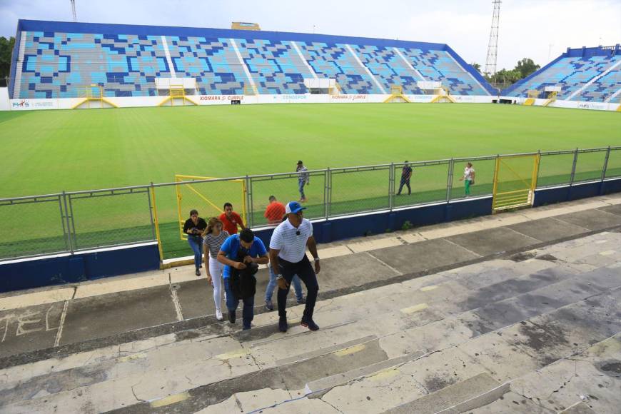 Así luce el estadio Francisco Morazán tras remodelaciones y Moncada manda advertencia