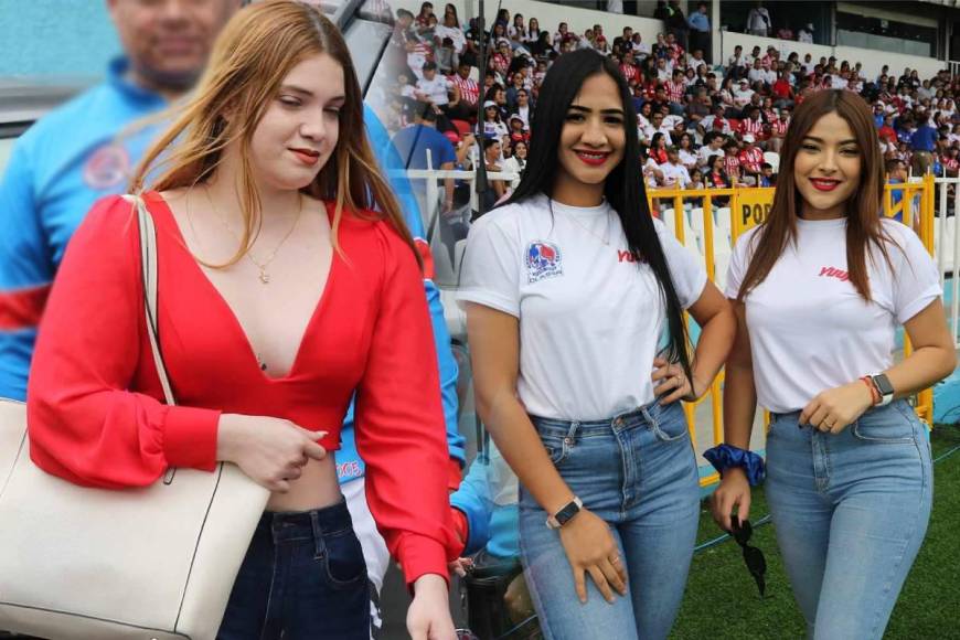 ¡Bellezas! Las chicas que adornaron el Olimpia-Génesis en semifinales