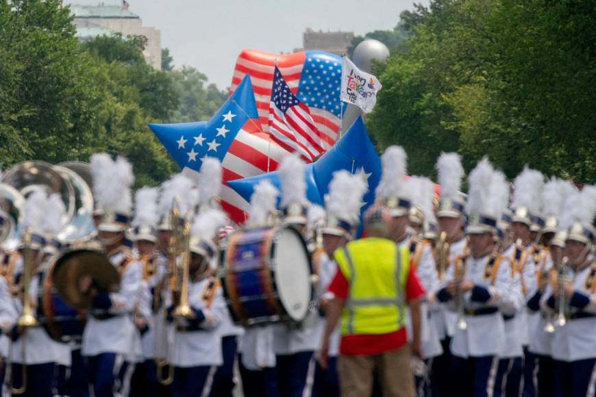 Con desfiles y en familia: así celebraron el Día de la Independencia en EE UU