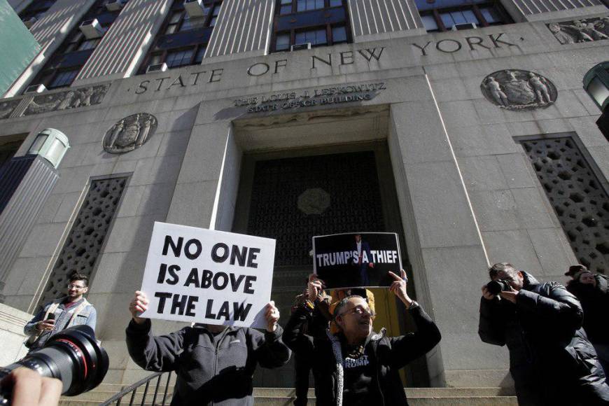 Tensión en Nueva York ante denuncia de Donald Trump de posible arresto