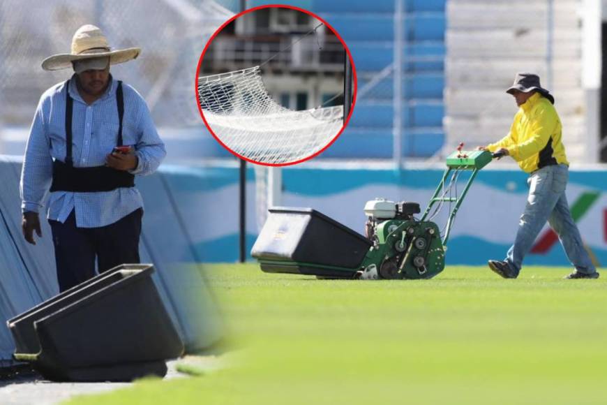 Están ‘puliendo’ el estadio Nacional para final Motagua-Olimpia