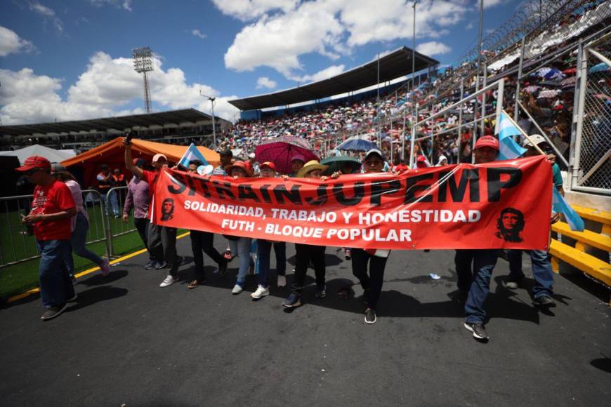 Varios detenidos durante disturbios en marcha de la resistencia dentro del Estadio Nacional