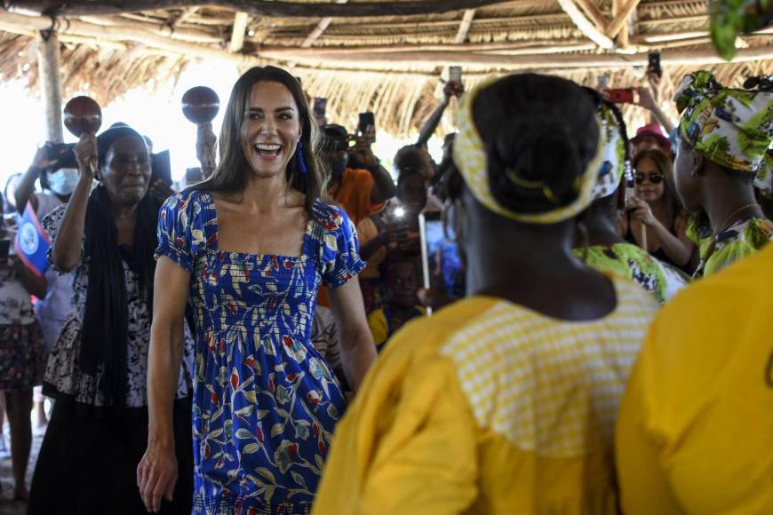 Los “guiños” de vestuario de Kate Middleton durante su viaje por el Caribe