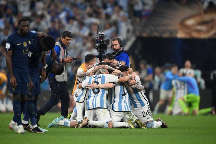 Así celebraron los argentinos su tricampeonato mundial