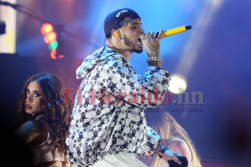 Las mejores imágenes del concierto de Anuel AA en Honduras