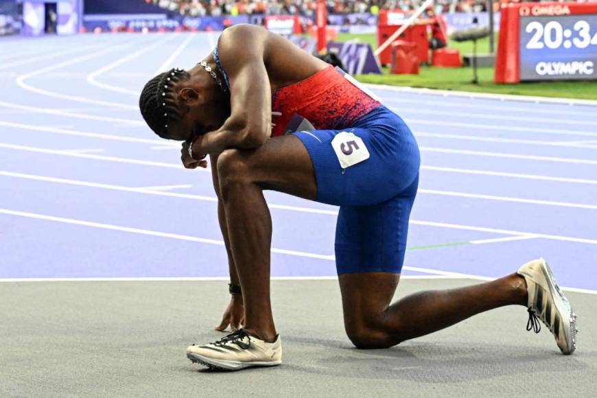 Noah Lyles, atleta de Estados Unidos que corrió con Covid-19 y logró medalla en París 2024