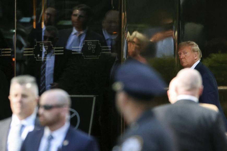 Donald Trump se quedará en su torre antes de enfrentar la justicia en Nueva York