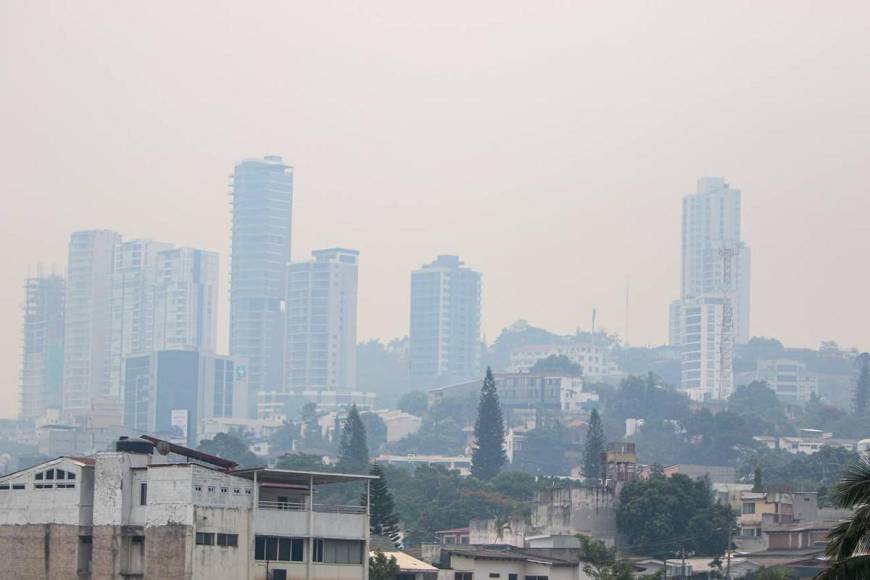 Así luce Tegucigalpa este martes en espera de las lluvias