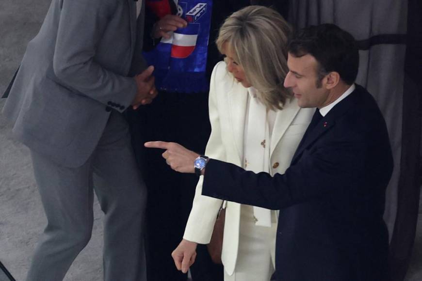 Emmanuel Macron eufórico previo a la final Argentina vs Francia