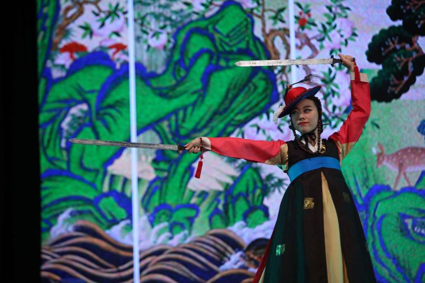 En imágenes: así fue el show de danza de Corea en Honduras