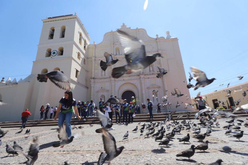 Familias enteras reviven en Comayagua tradicional venta de palmas previo a Domingo de Ramos