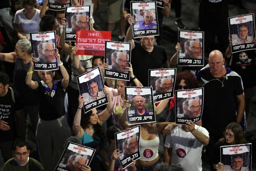 Celebraciones en Israel por la liberación de cuatro rehenes