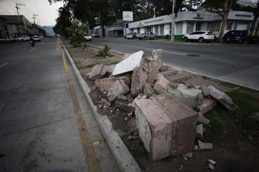 Imágenes: Entre daños y olvido así lucen los héroes del bulevar Los Próceres