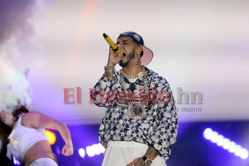 Las mejores imágenes del concierto de Anuel AA en Honduras