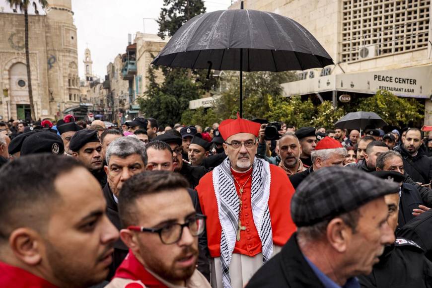 Triste Navidad en Belén: la guerra de Gaza deja su huella