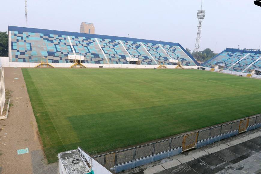 El Estadio Morazán ya se pintó, se está puliendo la grama y se acerca la reapertura